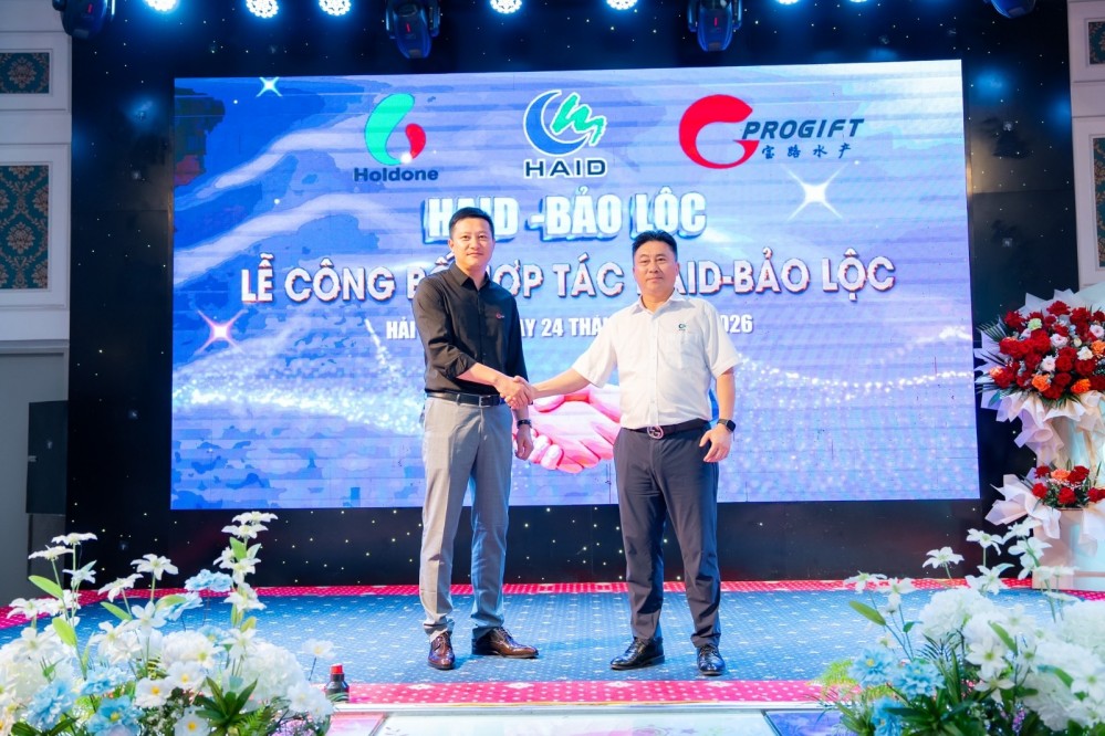 LỄ CÔNG BỐ HỢP TÁC CÁ GIỐNG GIỮA HAID VÀ TẬP ĐOÀN BẢO LỘC