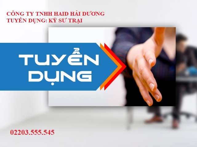 TUYỂN NHÂN VIÊN BẢO TRÌ